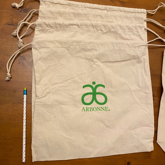 5 Arbonne Canvas Cinch Sacks and Tote - Picture 2 of 4